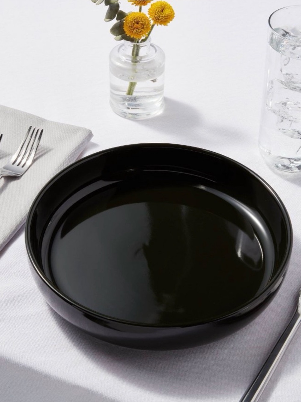 New Project 62 Black 9" Dinner Serving Bowl